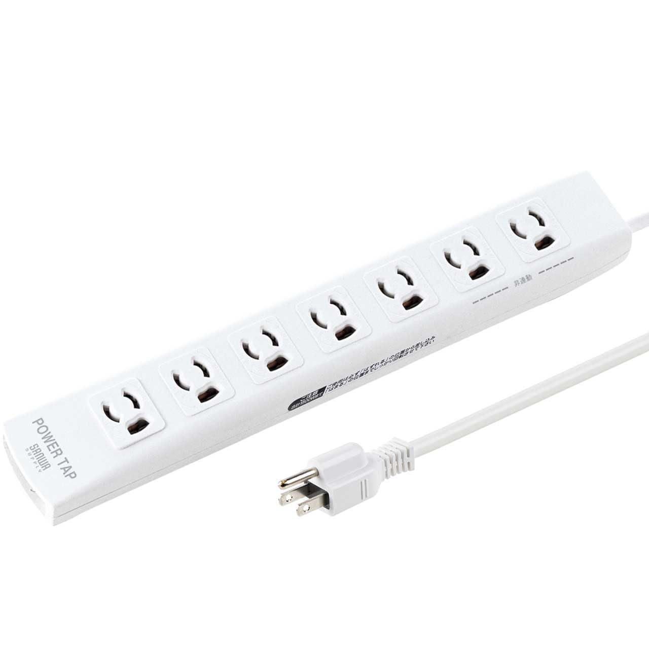 Amazon.co.jp: サンワダイレクト 電源タップ 7個口 3m 3P 3極プラグ 雷